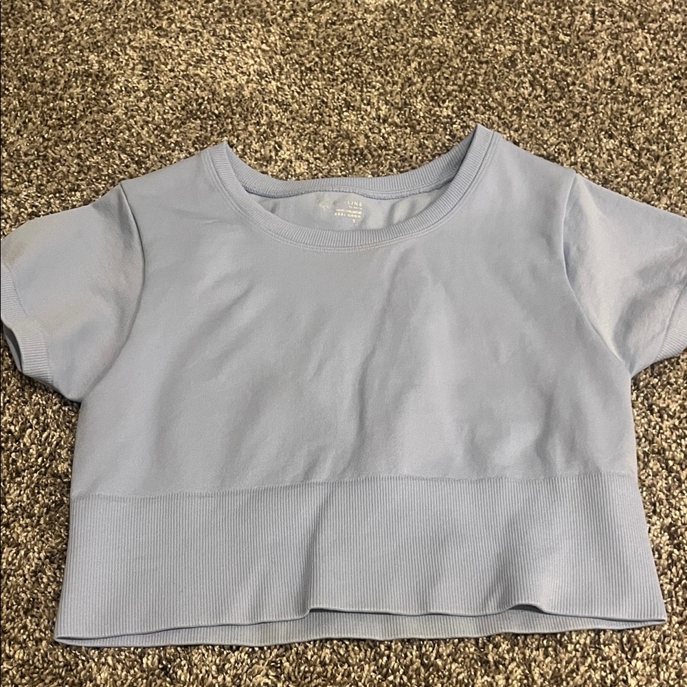 Light Blue Women's Crop Top